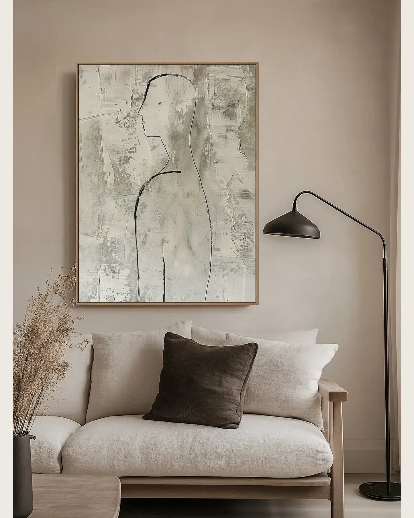Neutral Wabi Sabi Artwork No.023