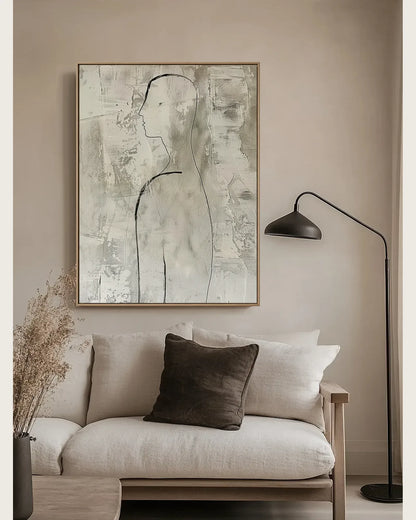 Neutral Wabi Sabi Artwork No.023