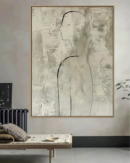 Neutral Wabi Sabi Artwork No.023