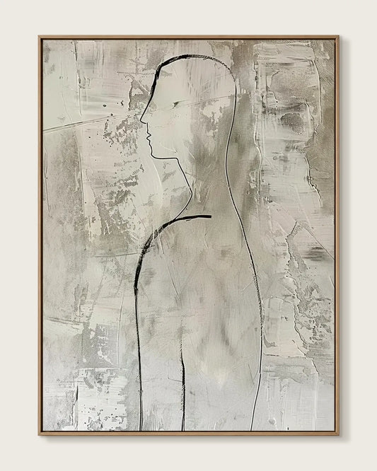 Neutral Wabi Sabi Artwork No.023