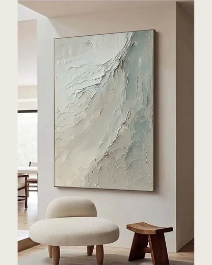 Neutral Wabi Sabi Canvas Painting No.025