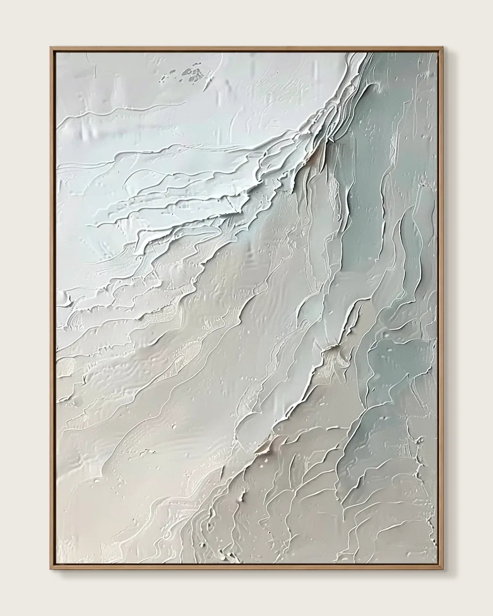 Neutral Wabi Sabi Canvas Painting No.025