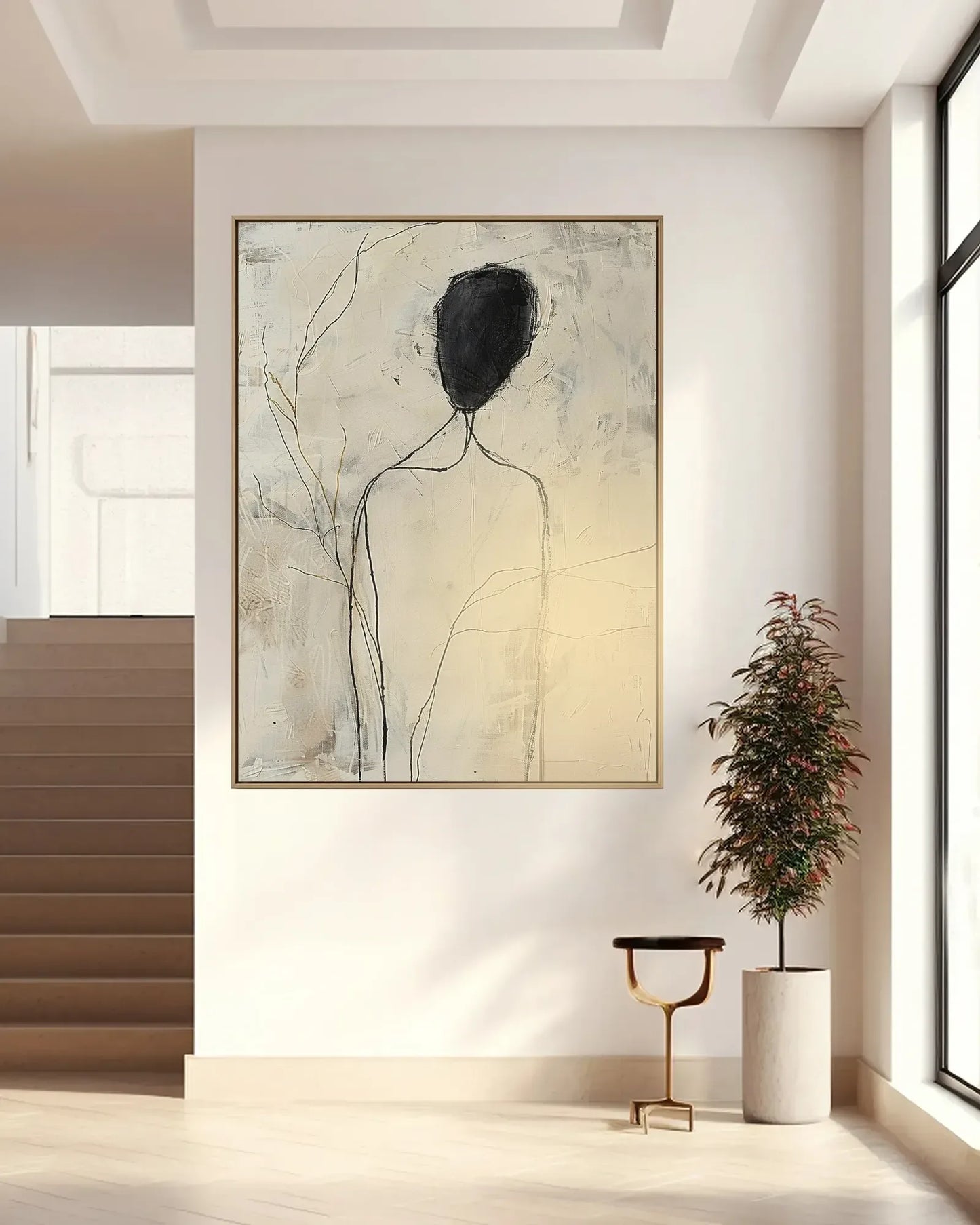 Neutral Wabi Sabi Wall Art No.021