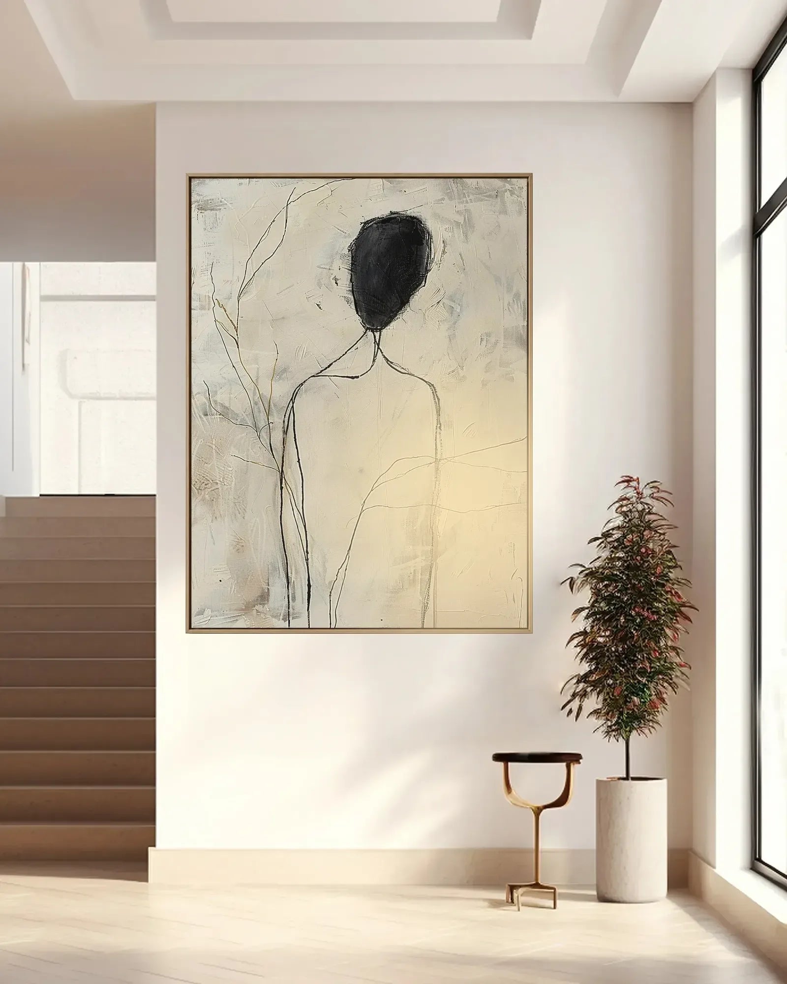 Neutral Wabi Sabi Wall Art No.021
