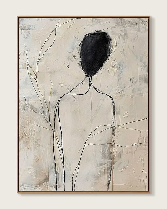Neutral Wabi Sabi Wall Art No.021