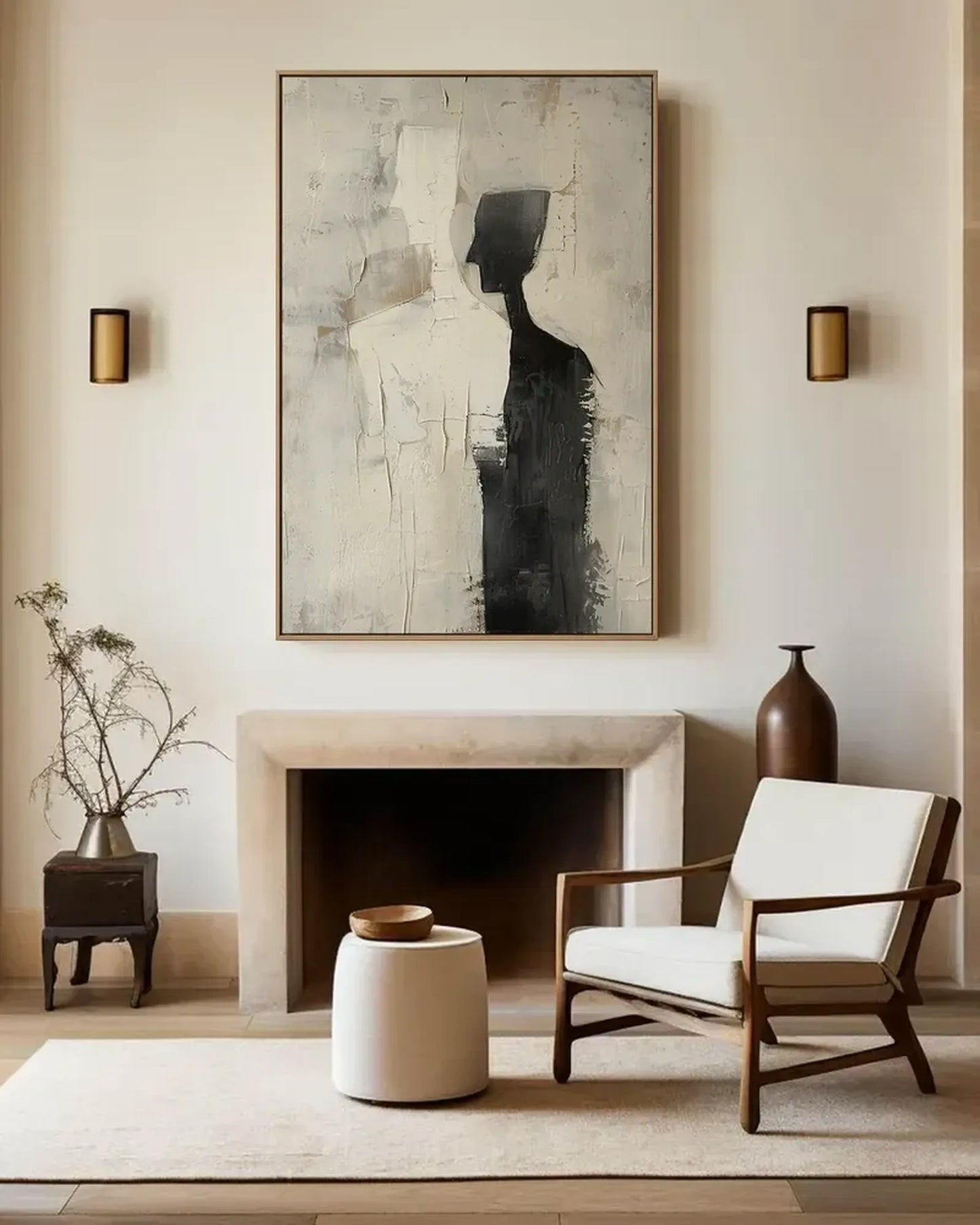 Organic Modern Minimalist Canvas Art No.037