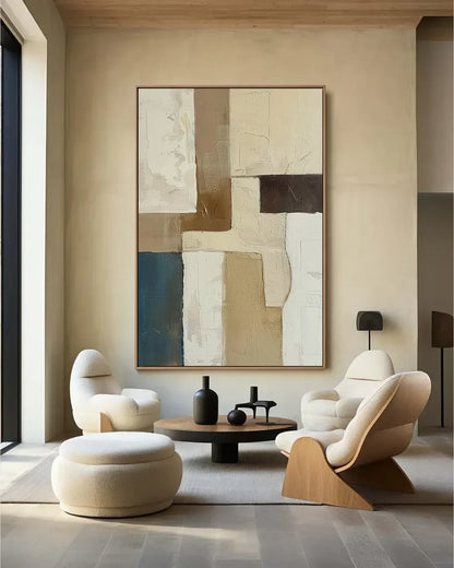 Organic Modern Minimalist Canvas Painting No.040