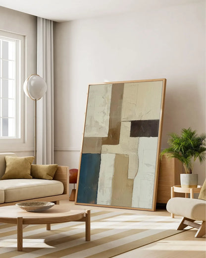 Organic Modern Minimalist Canvas Painting No.040