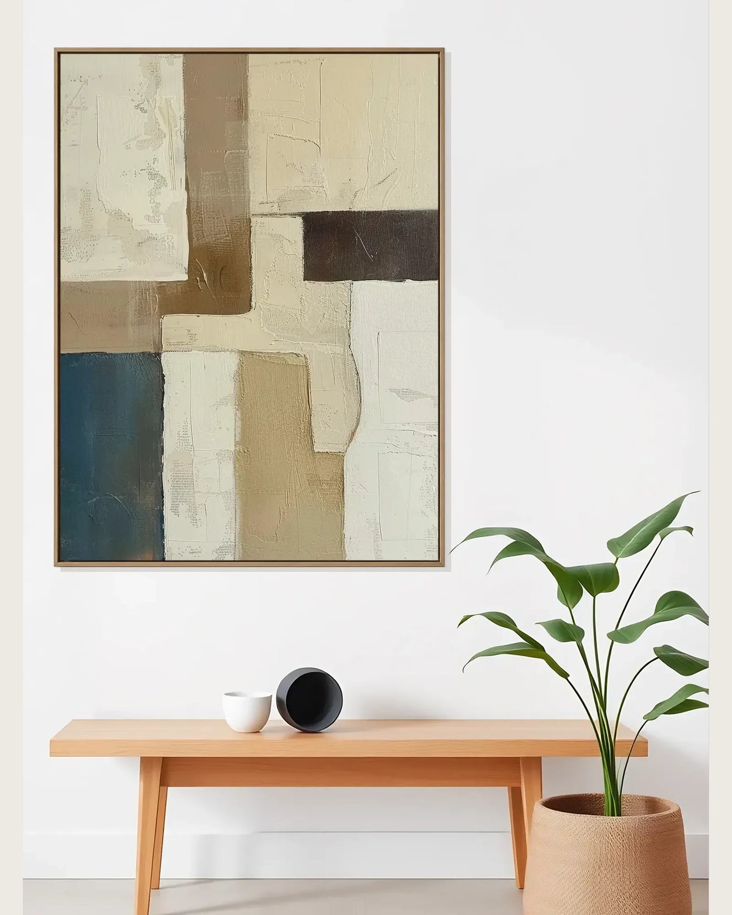 Organic Modern Minimalist Canvas Painting No.040