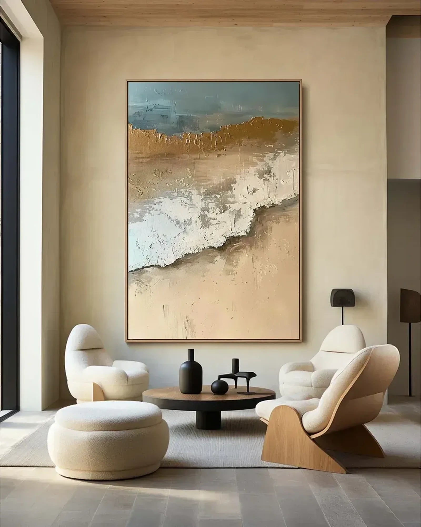 Organic Modern Wabi Sabi Artwork No.013