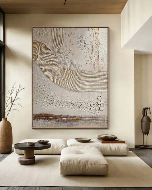 Organic Modern Wabi Sabi Canvas Art No.012