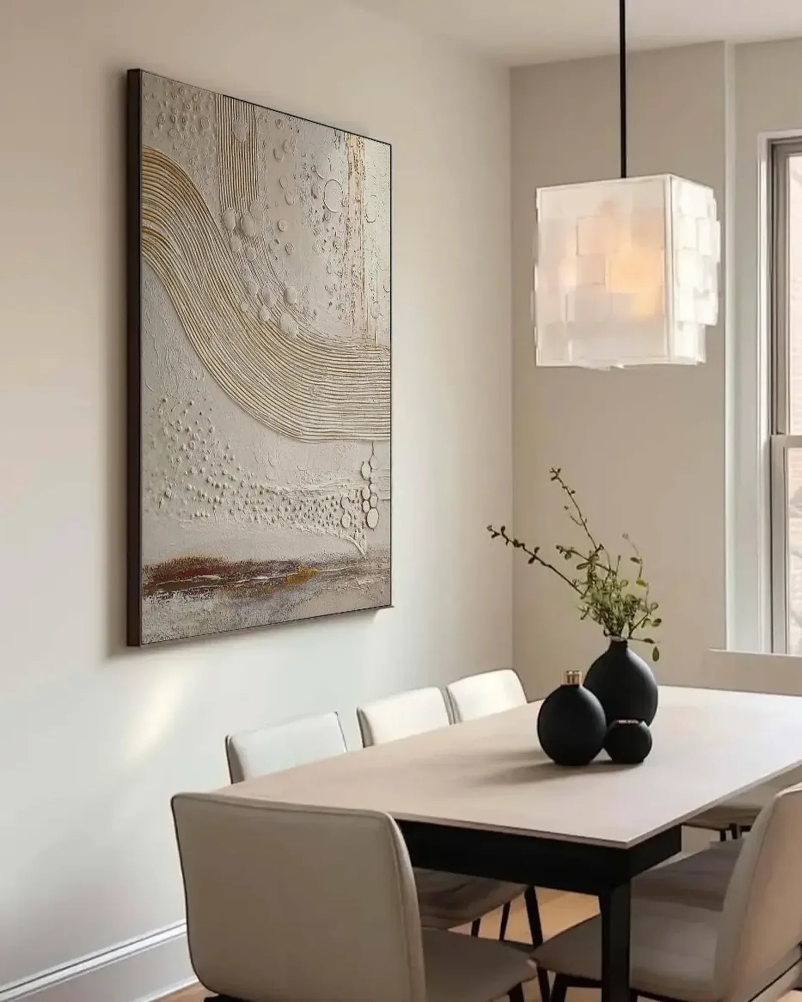 Organic Modern Wabi Sabi Canvas Art No.012