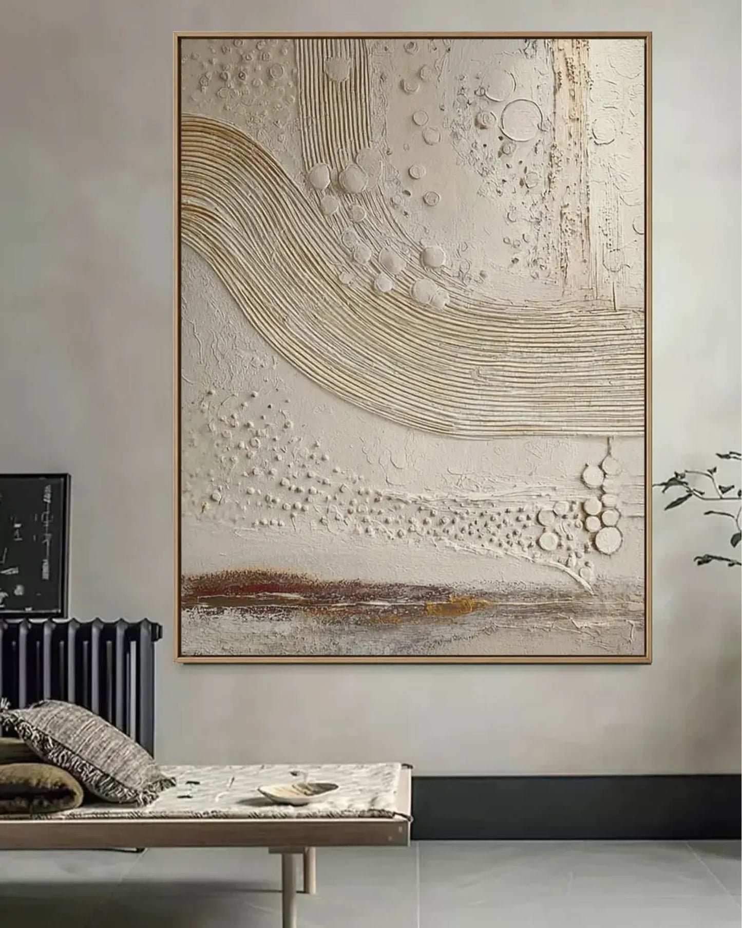Organic Modern Wabi Sabi Canvas Art No.012