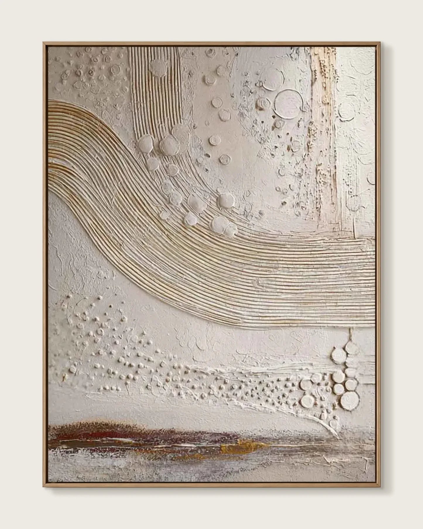 Organic Modern Wabi Sabi Canvas Art No.012