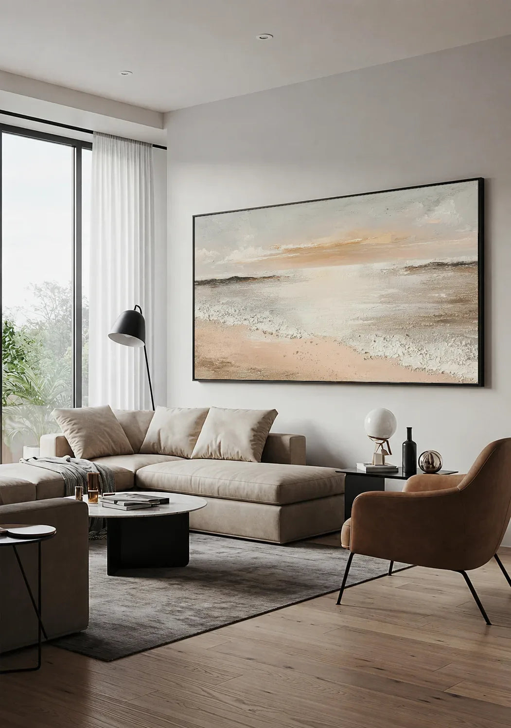 Oversized Abstract Wabi Sabi Artwork No.159
