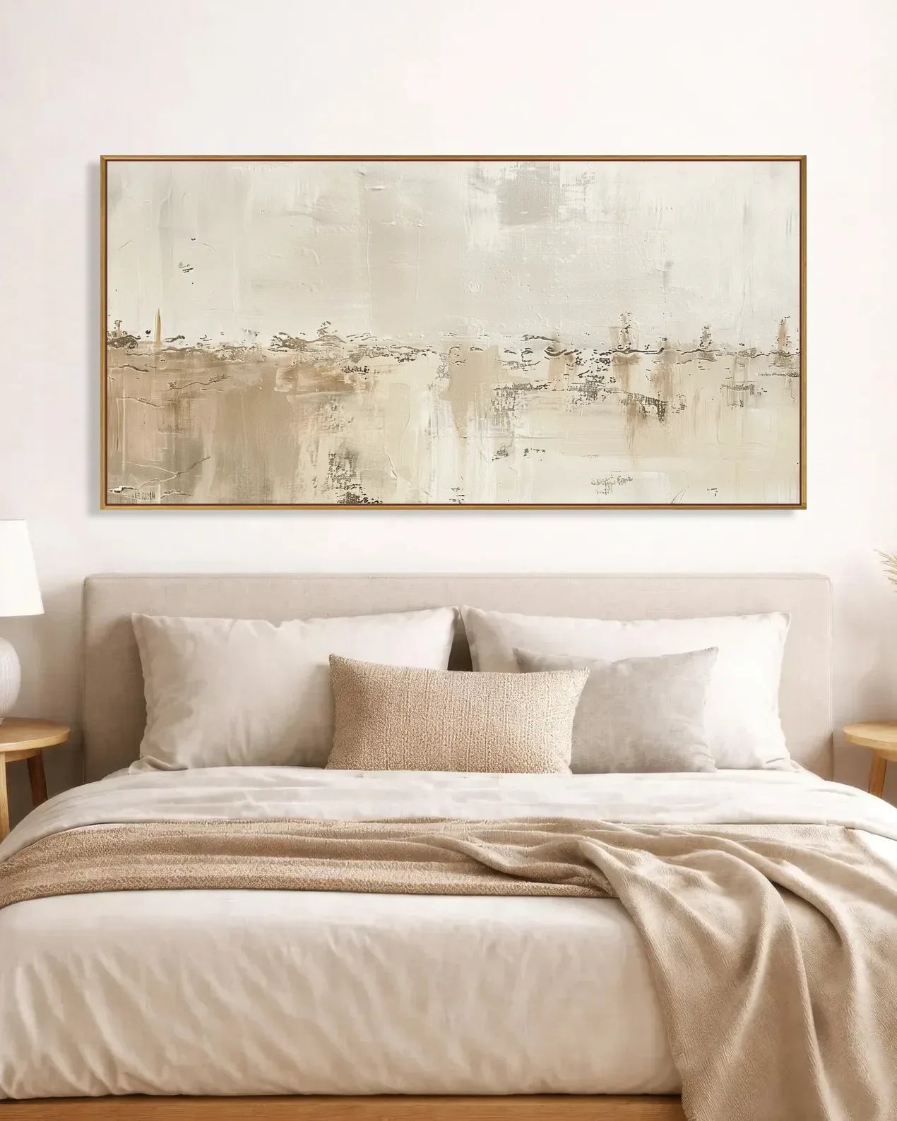 Oversized Abstract Wabi Sabi Canvas Painting No.162