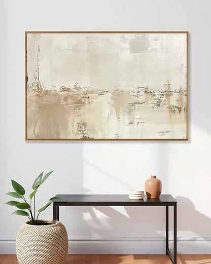 Oversized Abstract Wabi Sabi Canvas Painting No.162