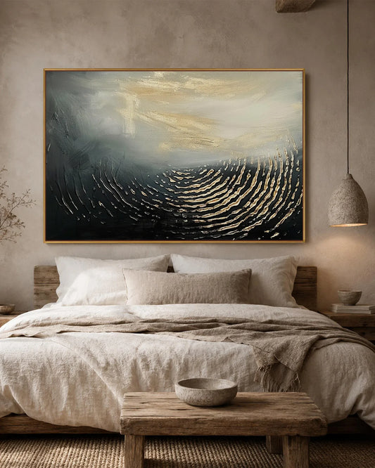Oversized Abstract Wabi Sabi Wall Art No.158