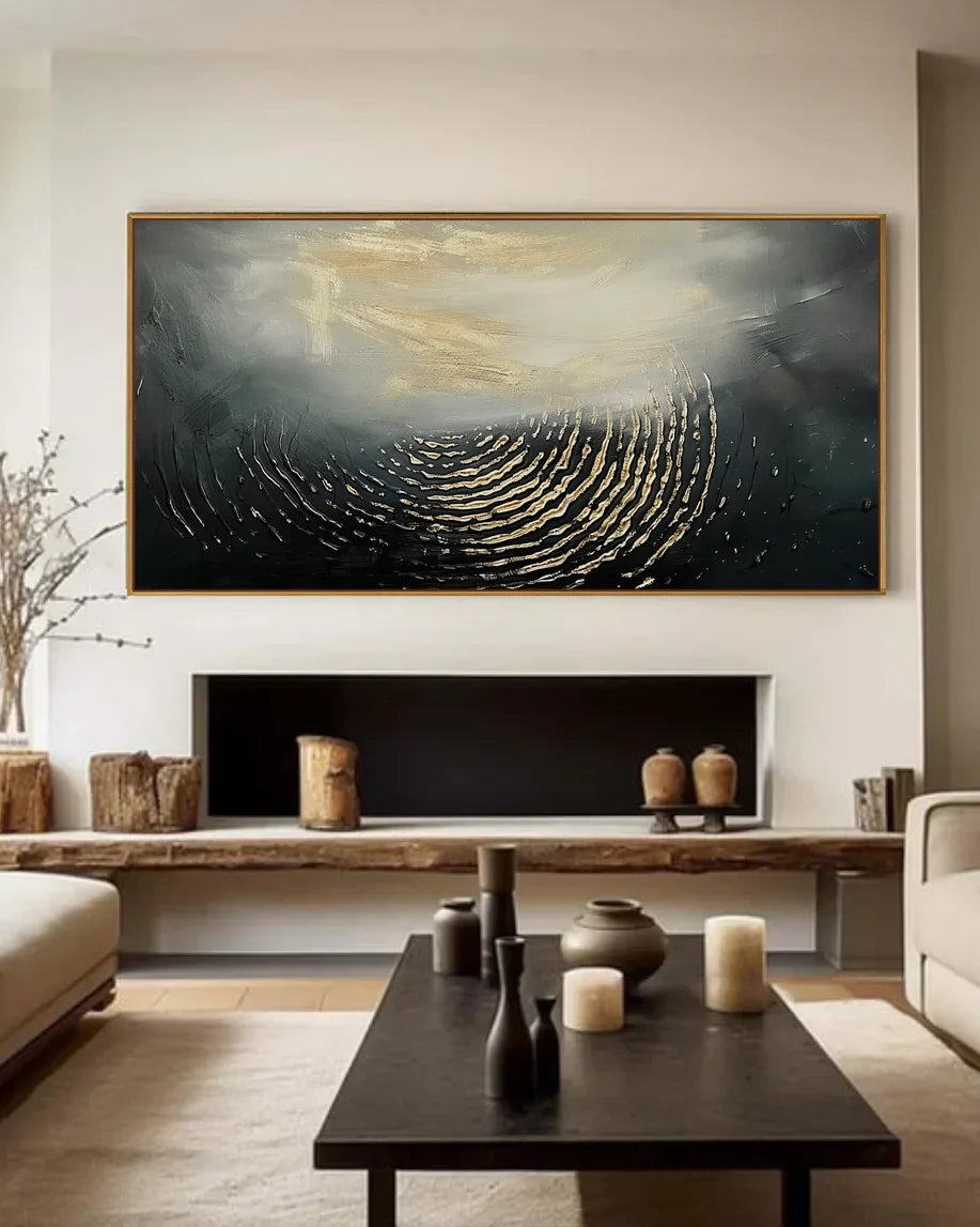 Oversized Abstract Wabi Sabi Wall Art No.158