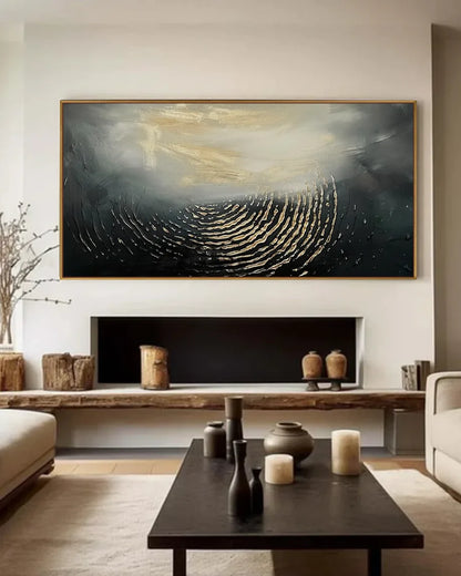Oversized Abstract Wabi Sabi Wall Art No.158