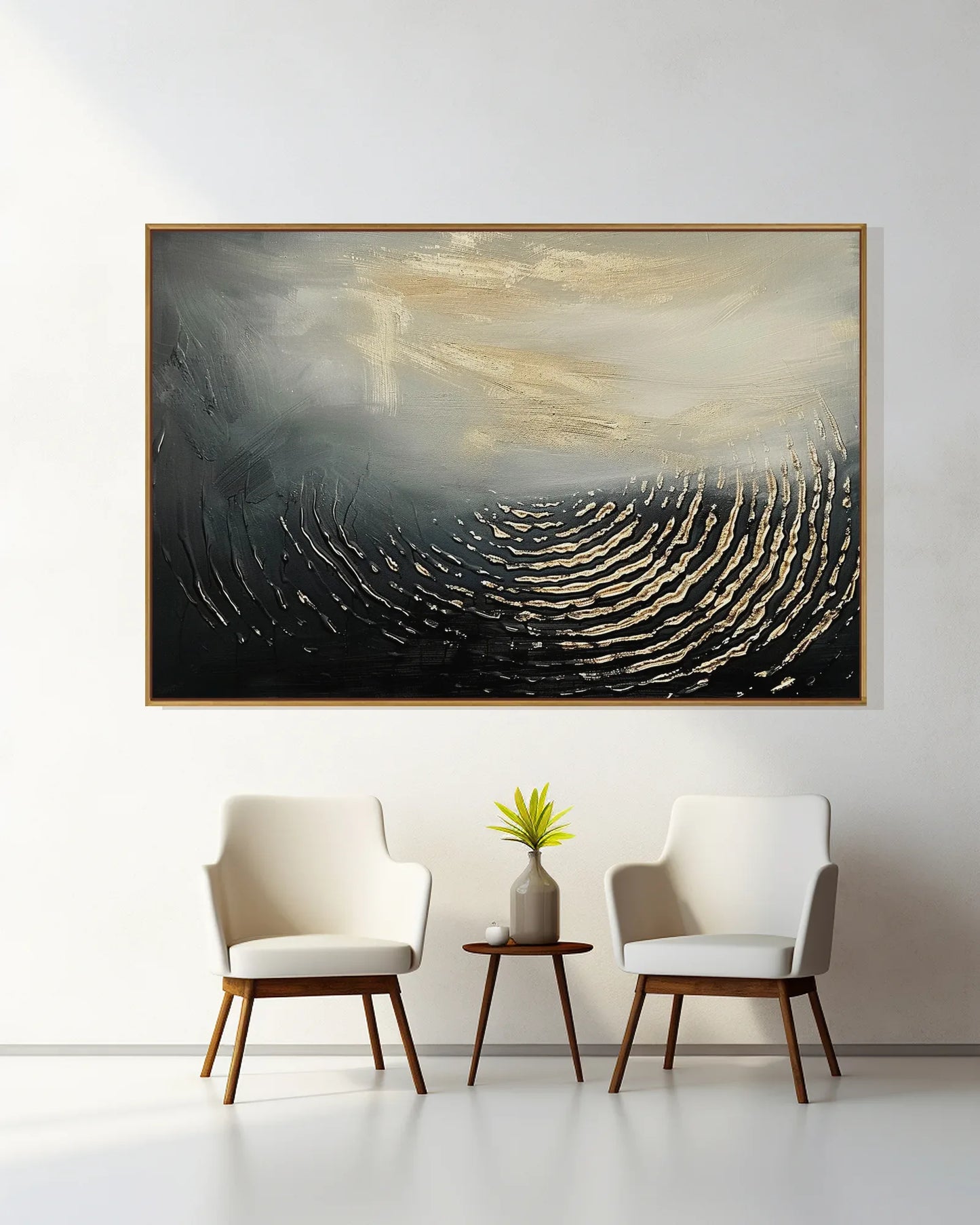 Oversized Abstract Wabi Sabi Wall Art No.158