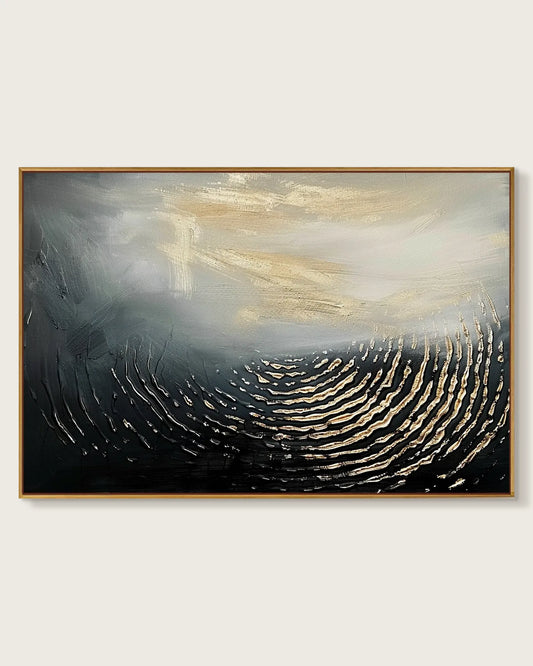 Oversized Abstract Wabi Sabi Wall Art No.158