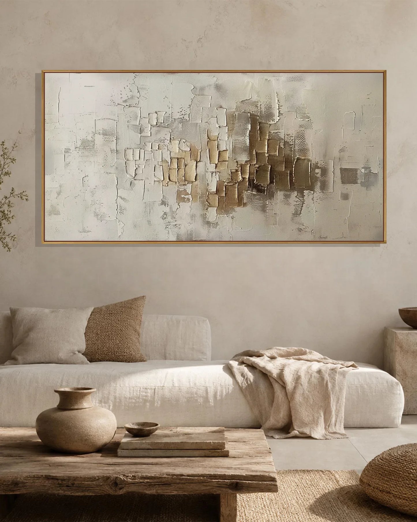 Oversized Abstract Wabi Sabi Wall Decor No.161