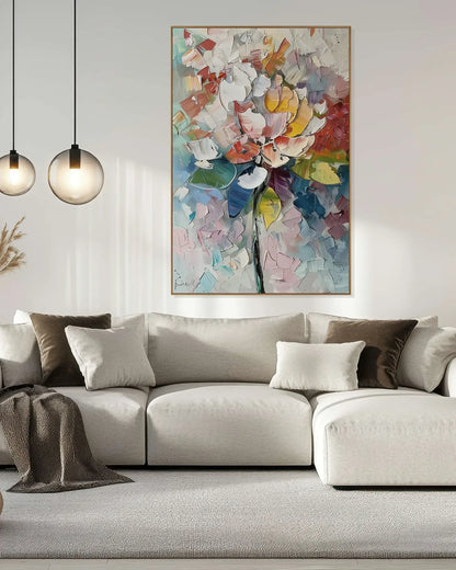 Oversized Colorful Art Wall Painting for Apartment No.042