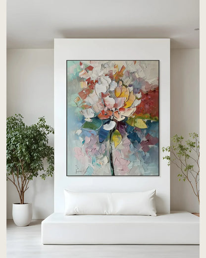 Oversized Colorful Art Wall Painting for Apartment No.042