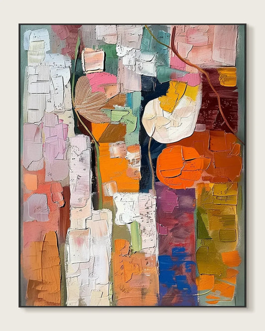 Oversized Colorful Artwork for Living Room No.031