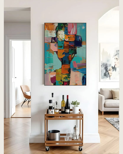 Oversized Colorful Canvas Art for Living Room No.034