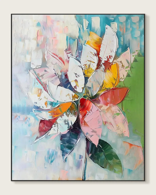 Oversized Colorful Canvas Artwork for Dining Room No.038