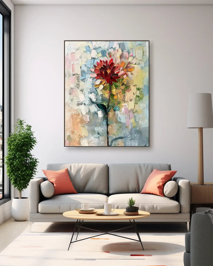 Oversized Colorful Canvas Wall Art for Hallway No.041