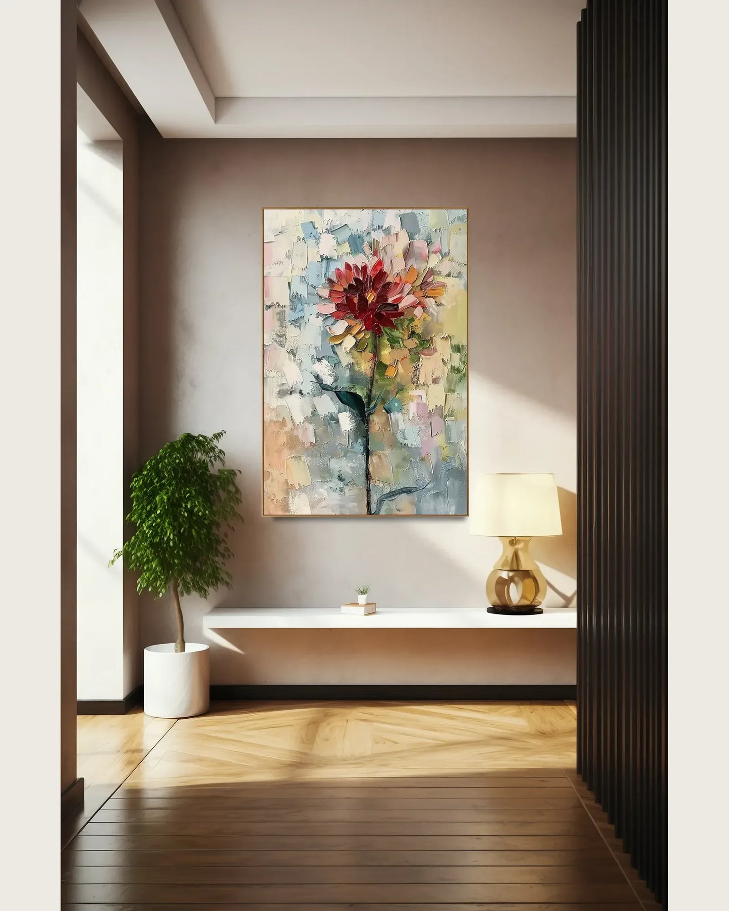 Oversized Colorful Canvas Wall Art for Hallway No.041
