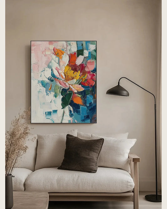 Oversized Colorful Contemporary Art for Office No.039