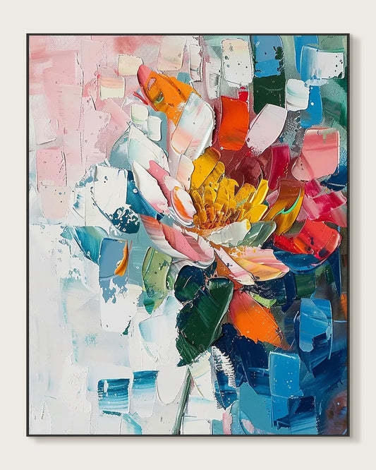 Oversized Colorful Contemporary Art for Office No.039