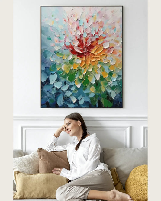 Oversized Colorful Wall Decor for Bedroom No.035