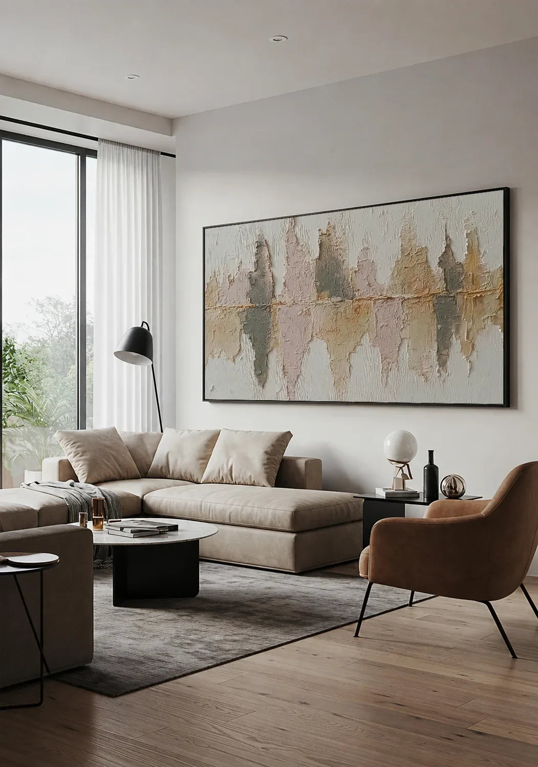 Oversized Modern Wabi Sabi Artwork No.169