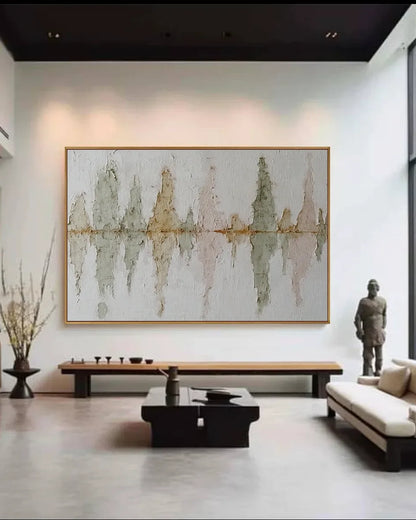 Oversized Modern Wabi Sabi Canvas Art No.170