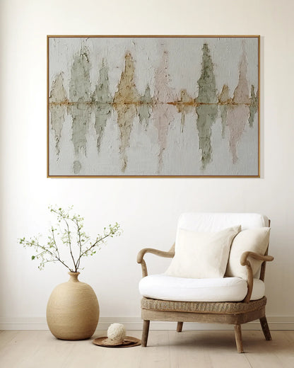 Oversized Modern Wabi Sabi Canvas Art No.170