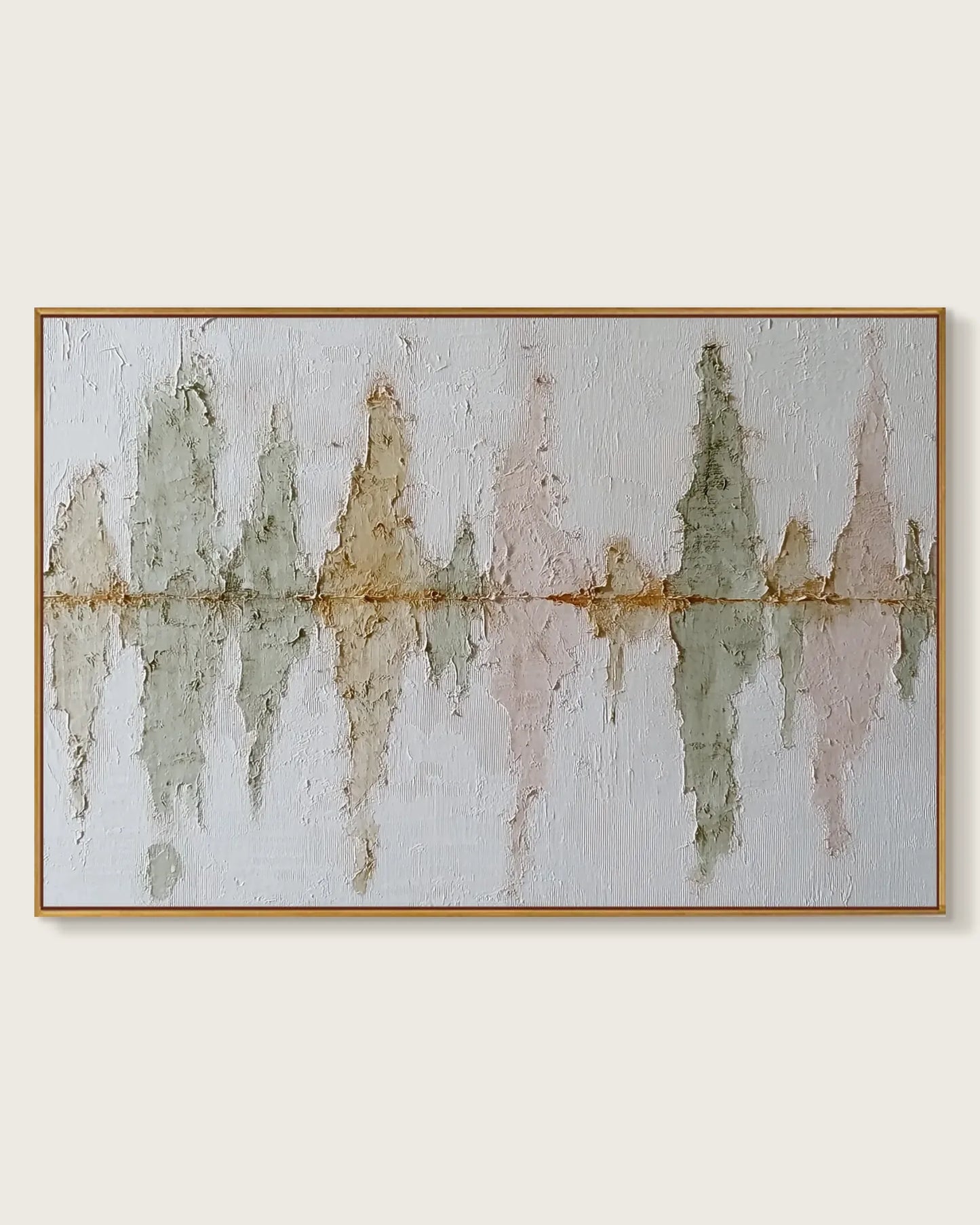 Oversized Modern Wabi Sabi Canvas Art No.170