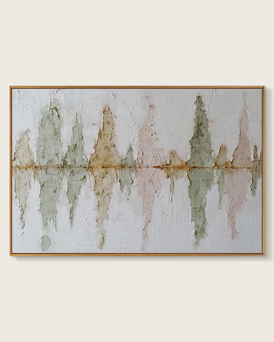 Oversized Modern Wabi Sabi Canvas Art No.170