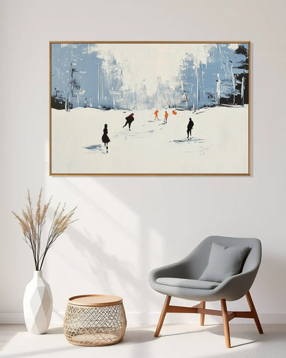Oversized Modern Wabi Sabi Canvas Painting No.172