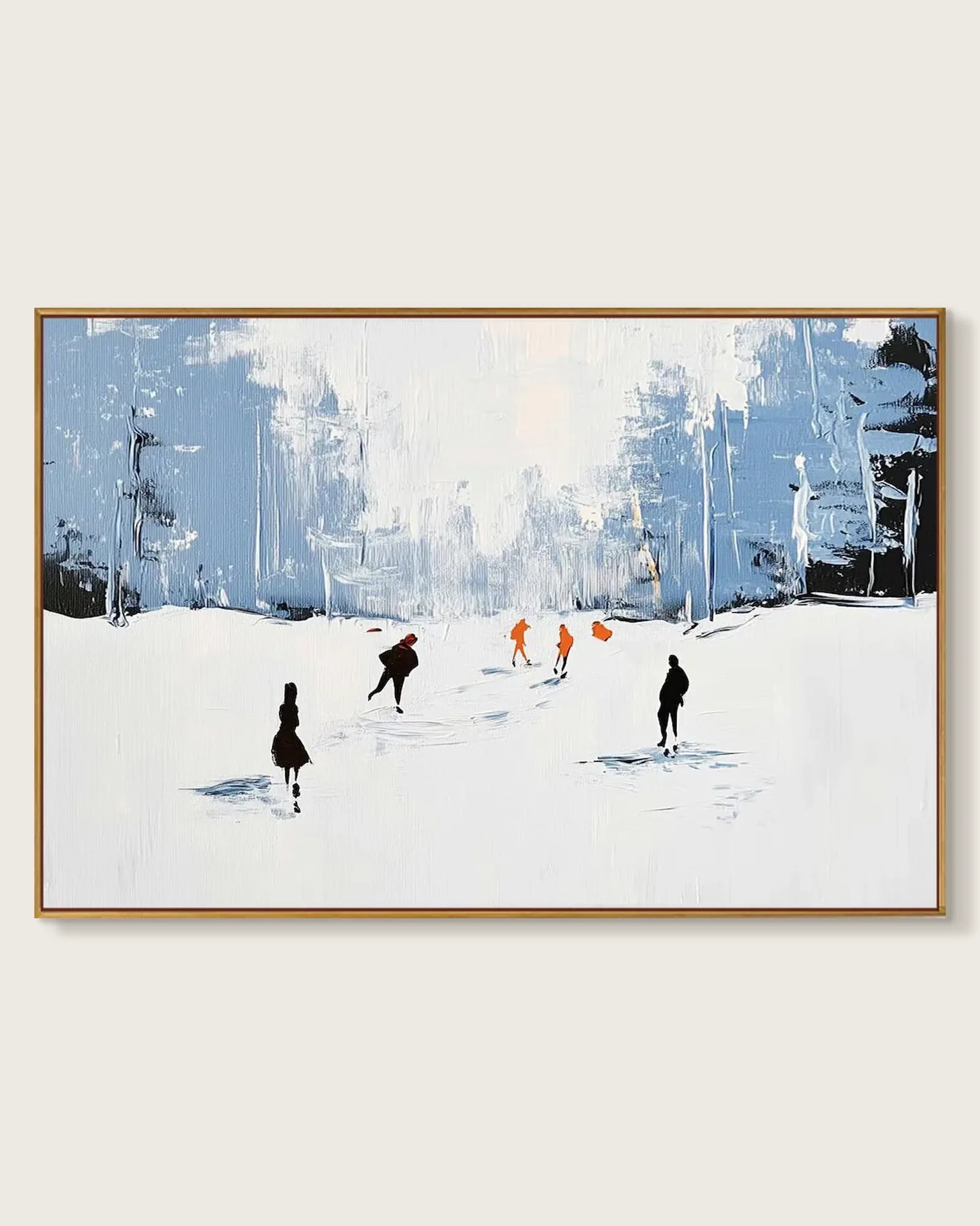 Oversized Modern Wabi Sabi Canvas Painting No.172