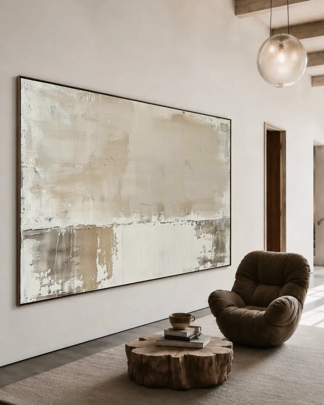 Oversized Modern Wabi Sabi Wall Art No.168