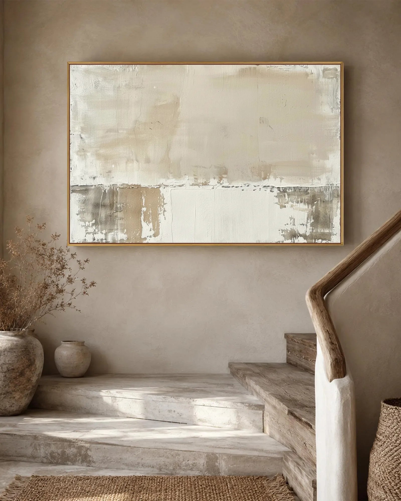 Oversized Modern Wabi Sabi Wall Art No.168