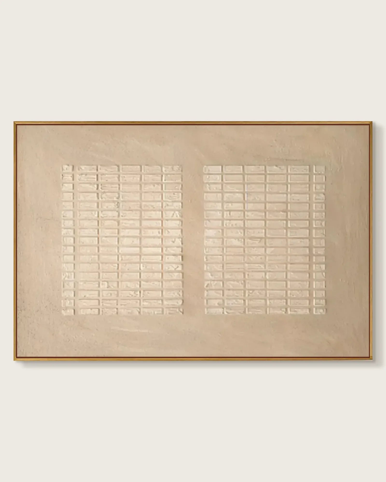 Oversized Natural Tone Wabi Sabi Artwork No.174