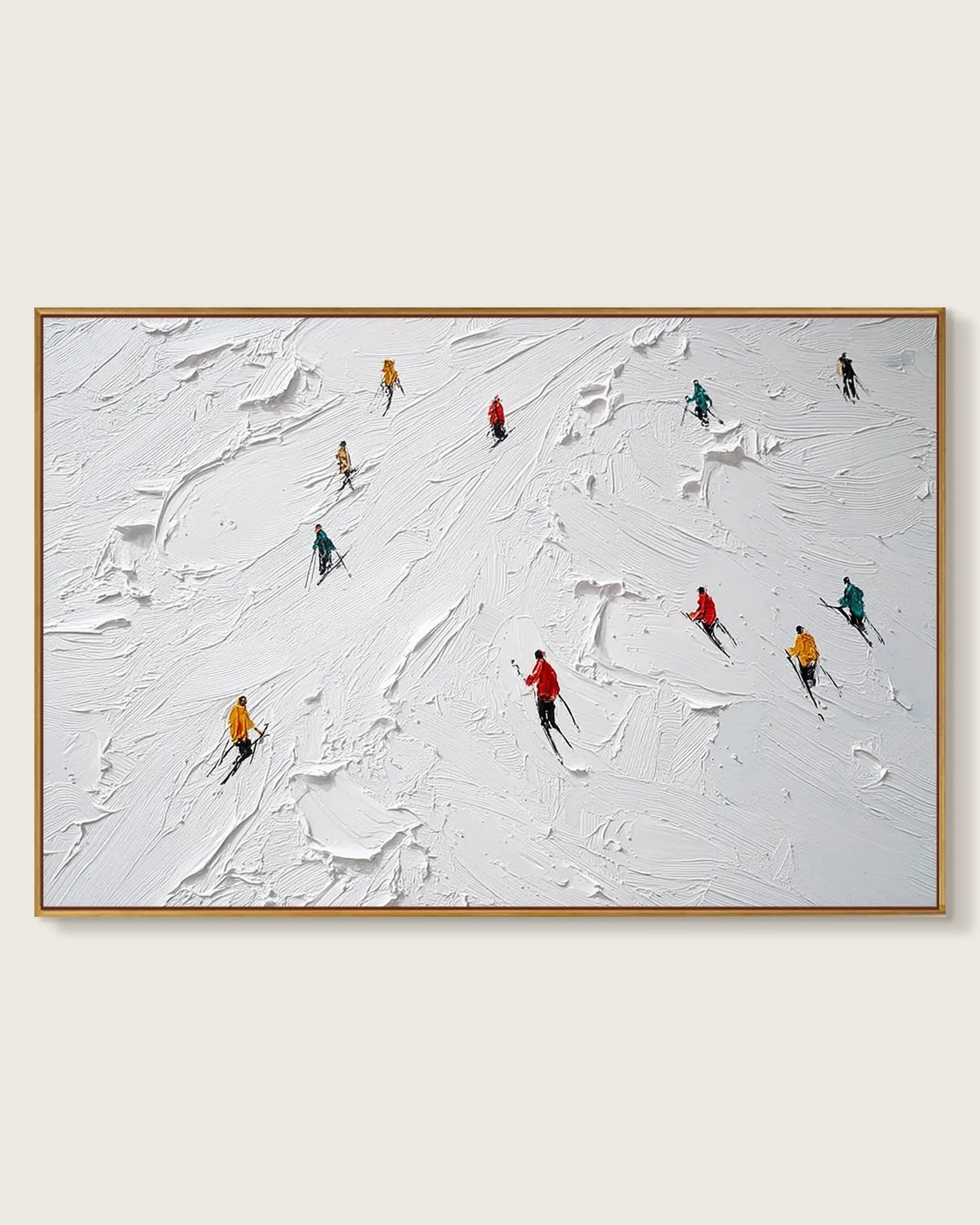 Oversized Natural Tone Wabi Sabi Canvas Painting No.177