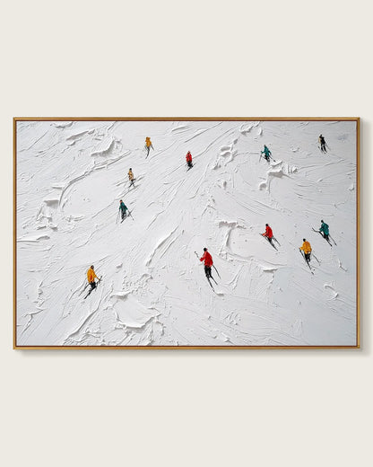 Oversized Natural Tone Wabi Sabi Canvas Painting No.177