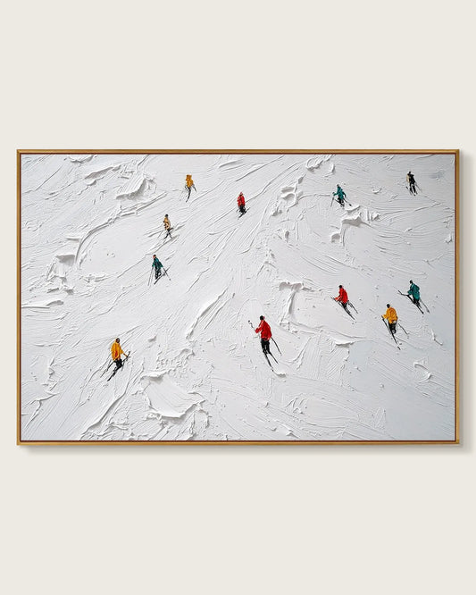 Oversized Natural Tone Wabi Sabi Canvas Painting No.177